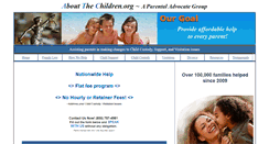 Desktop Screenshot of aboutthechildren.org